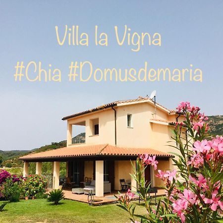 Villa La Vigna Domus De Maria Exteriér fotografie